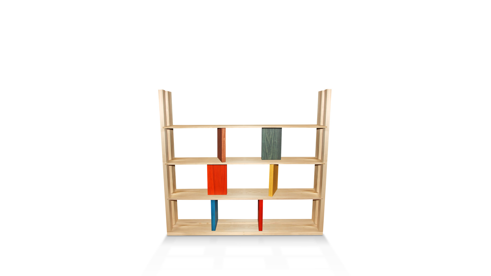 minimal classic shelving units