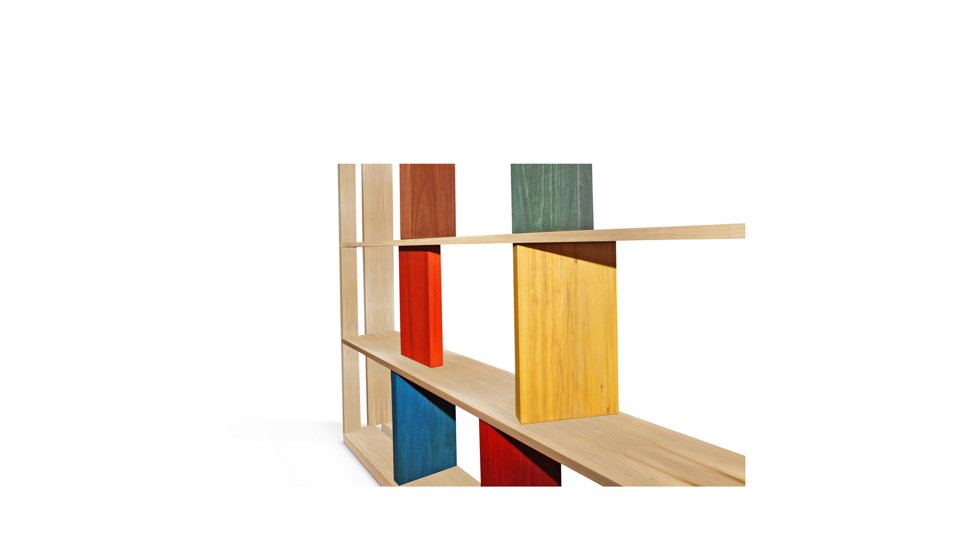 minimal classic shelving units